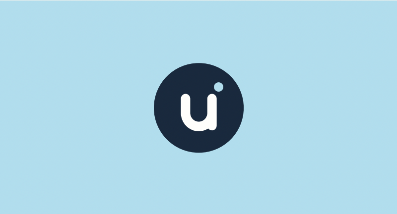 logo de l'entreprise uggy sur fond bleu