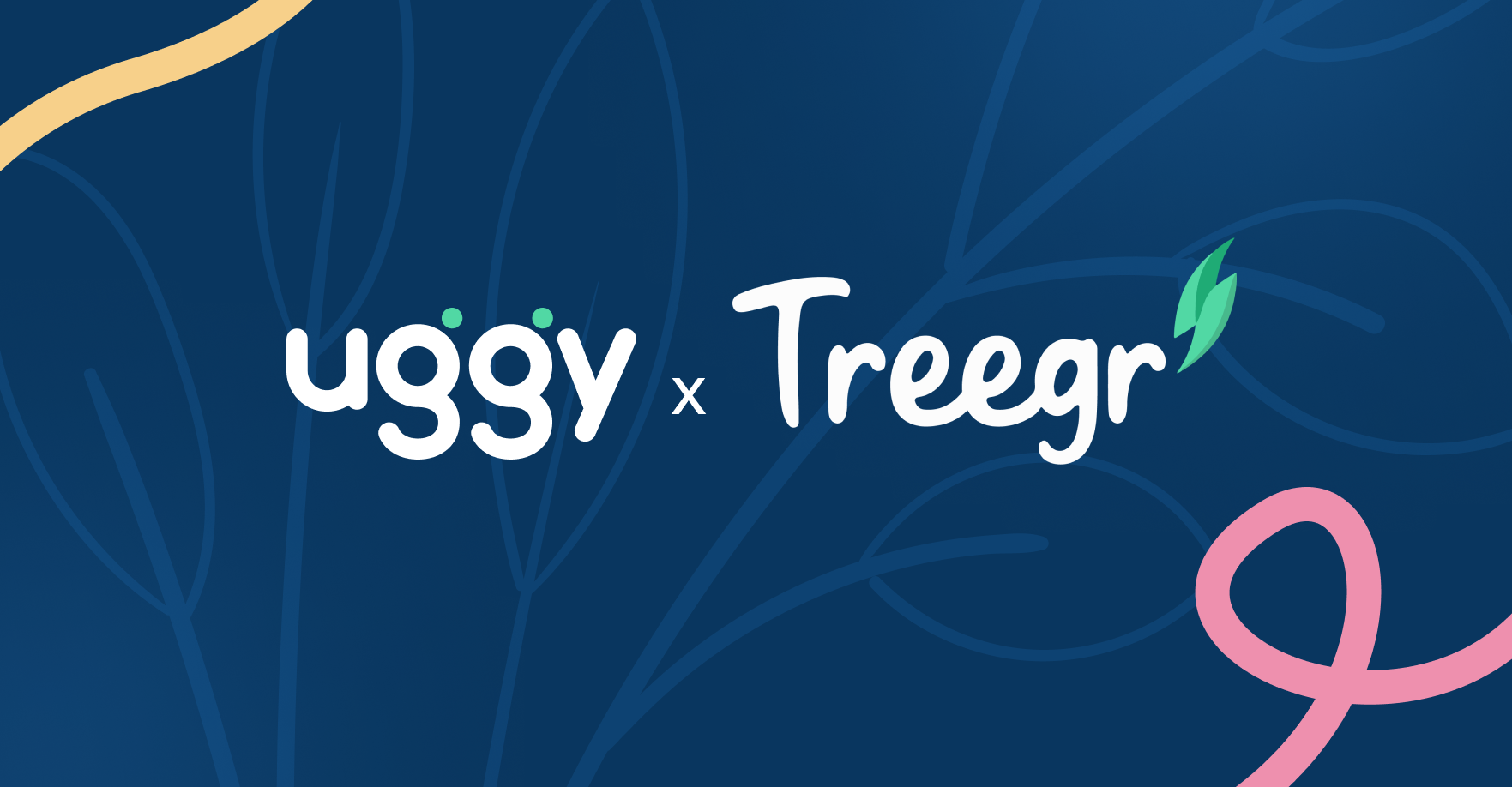 lphoto de l'acquisition de treegr par uggy, logo uggy, logo treegr